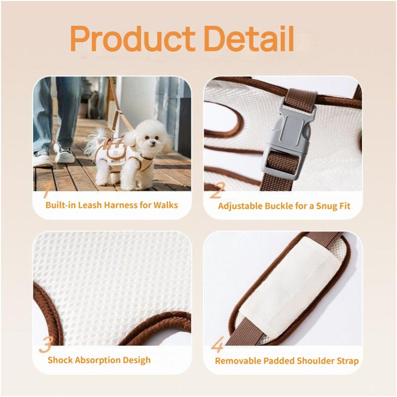 PupPouch Crossbody Carrier Harness