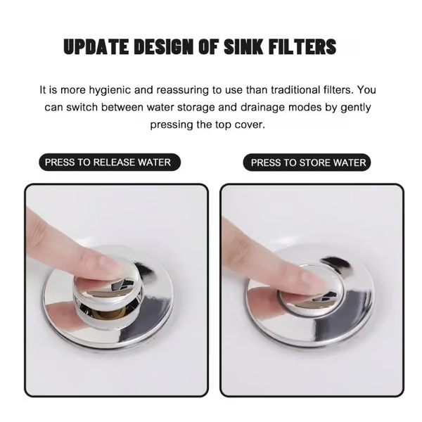 ClogShield Pop-Up Drain Filter