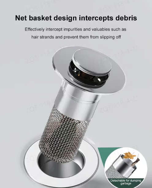 ClogShield Pop-Up Drain Filter