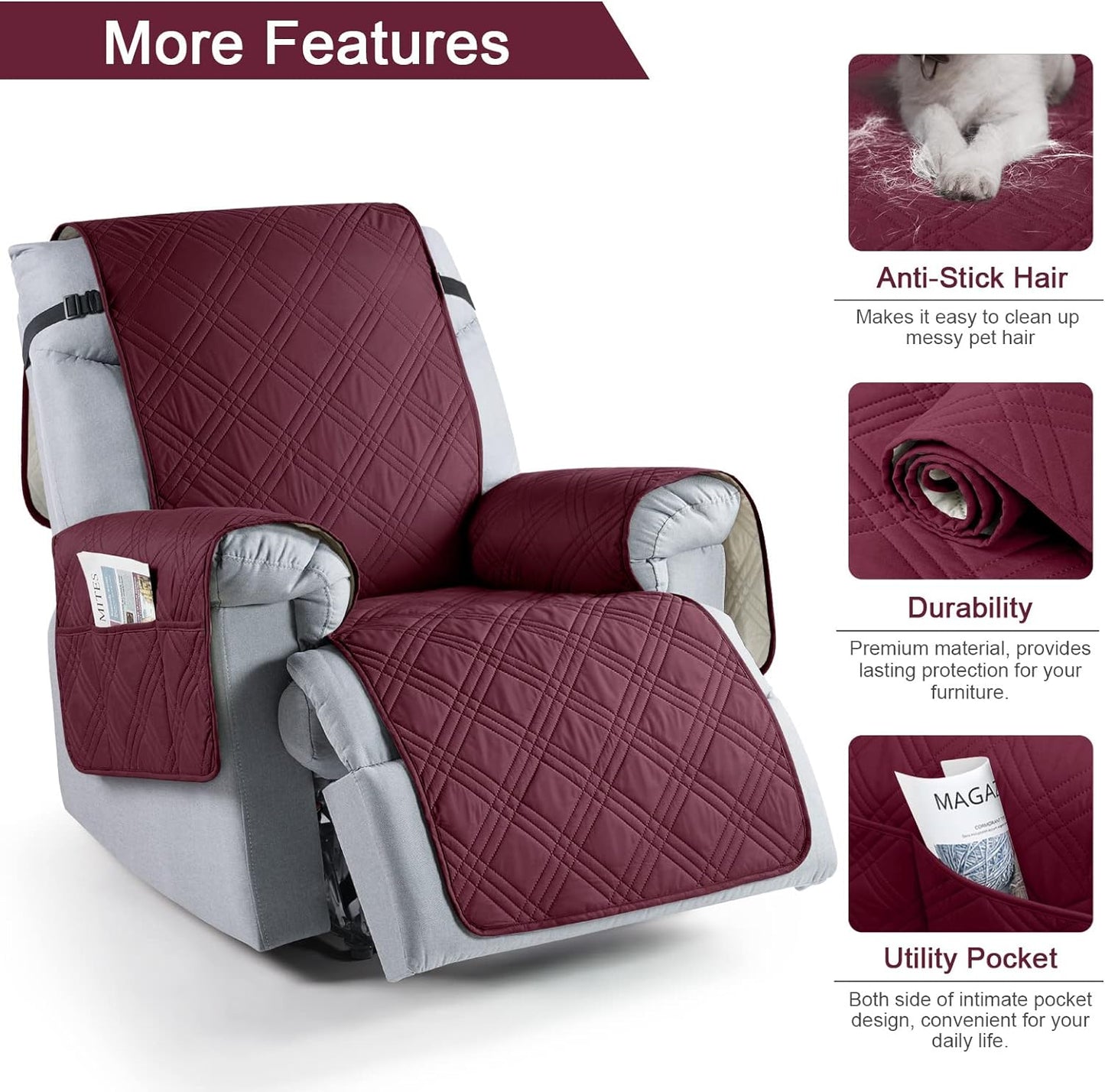 SpillSafe Recliner Cover
