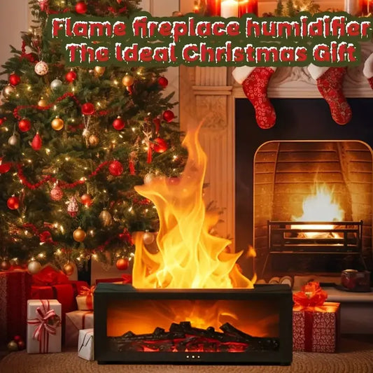 ZenFlame Humidifier & Relaxing LED Fireplace