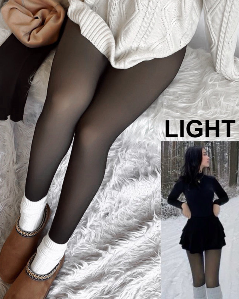 FrostKiss Fleece Full-Footed Tights