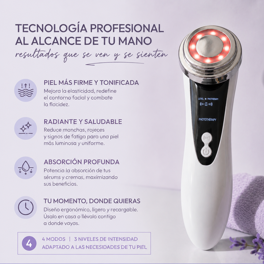 GlowLED Facial Massager