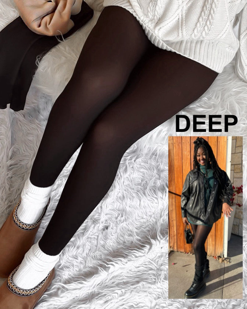 FrostKiss Fleece Full-Footed Tights