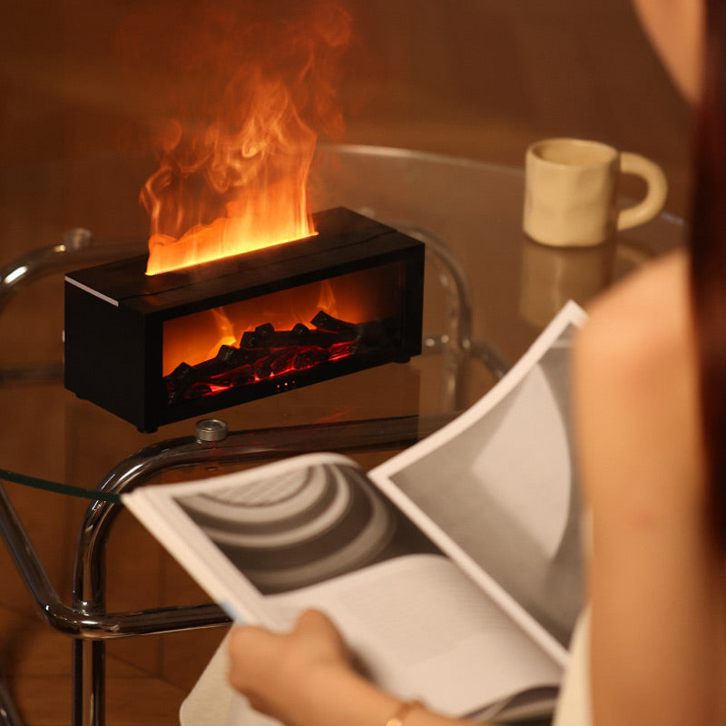 ZenFlame Humidifier & Relaxing LED Fireplace