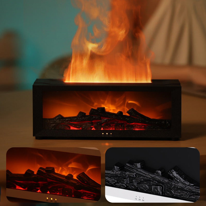 ZenFlame Humidifier & Relaxing LED Fireplace