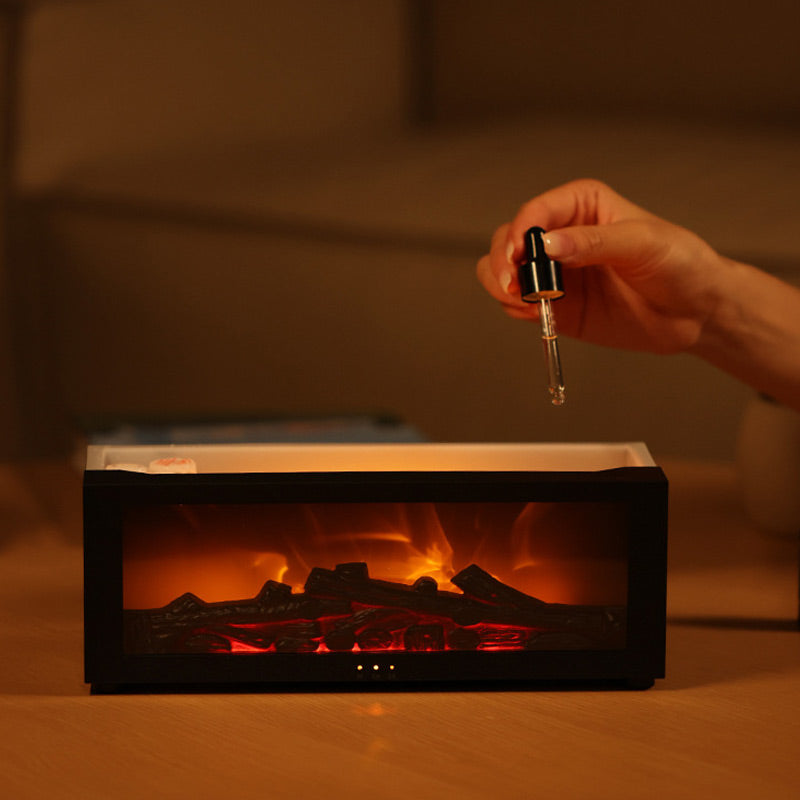 ZenFlame Humidifier & Relaxing LED Fireplace