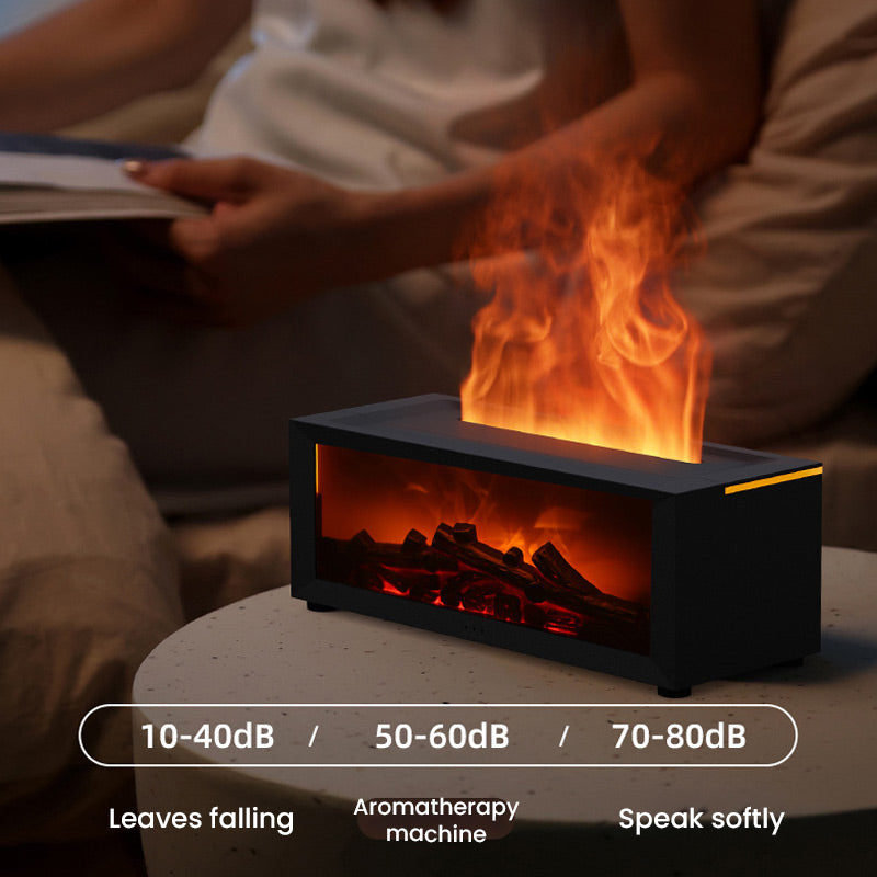 ZenFlame Humidifier & Relaxing LED Fireplace