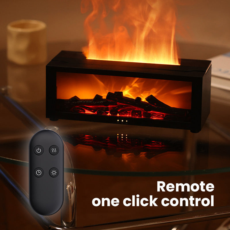 ZenFlame Humidifier & Relaxing LED Fireplace