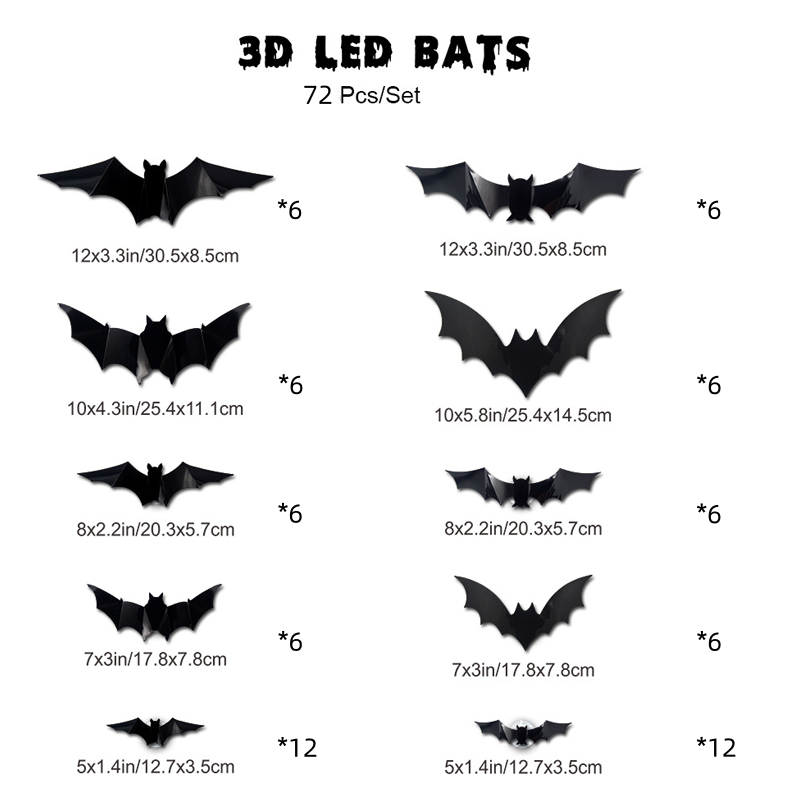 PhantomBats 3D LED Set