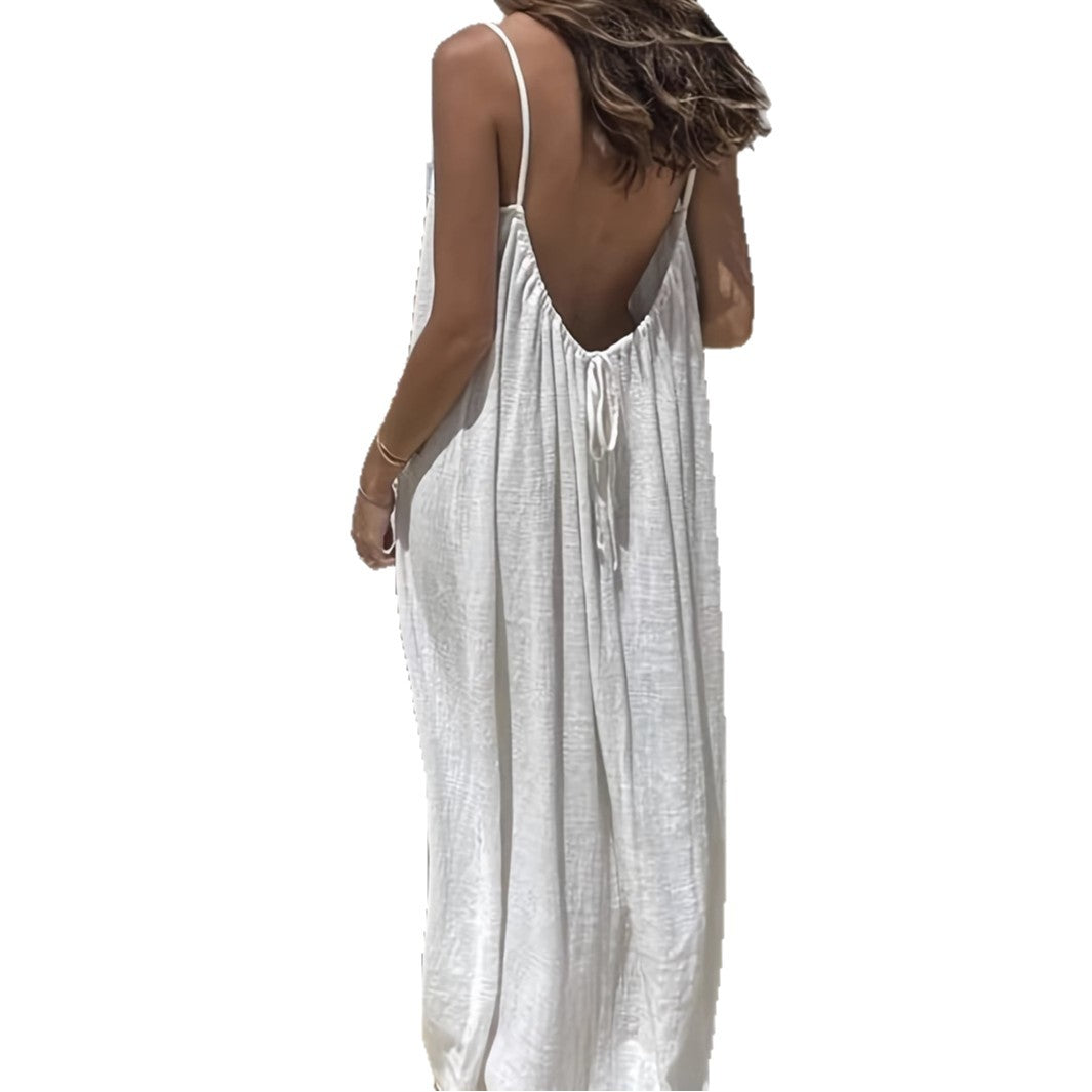 SoftMuse Backless Lounge Dress