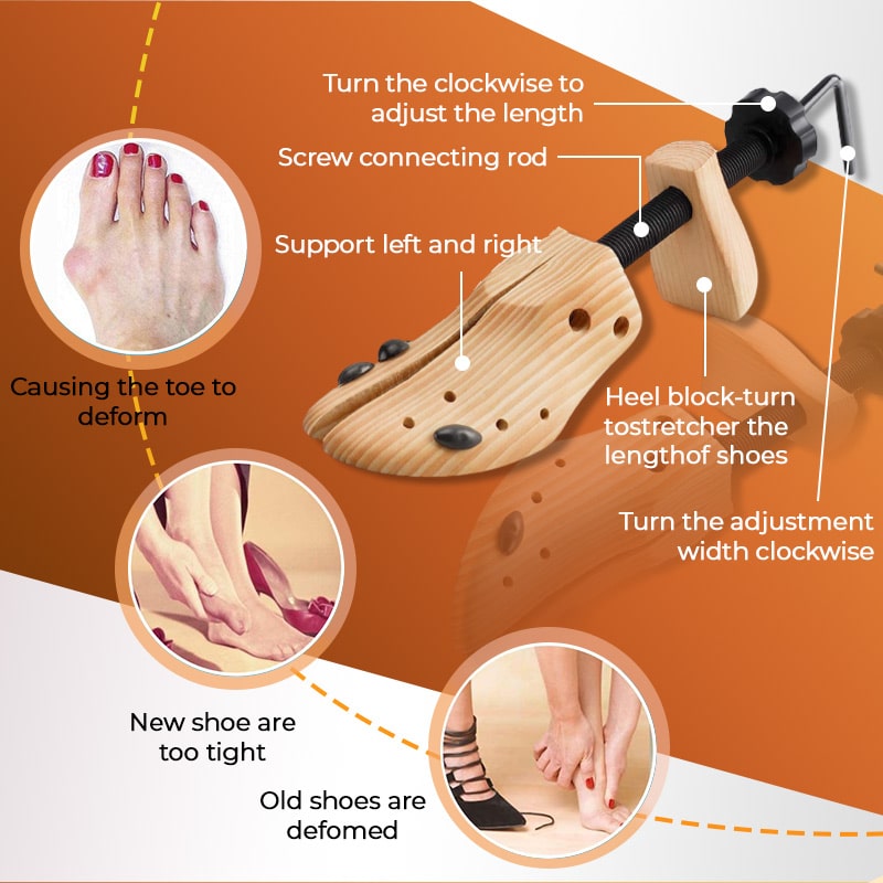 WoodFit Shoe Stretcher