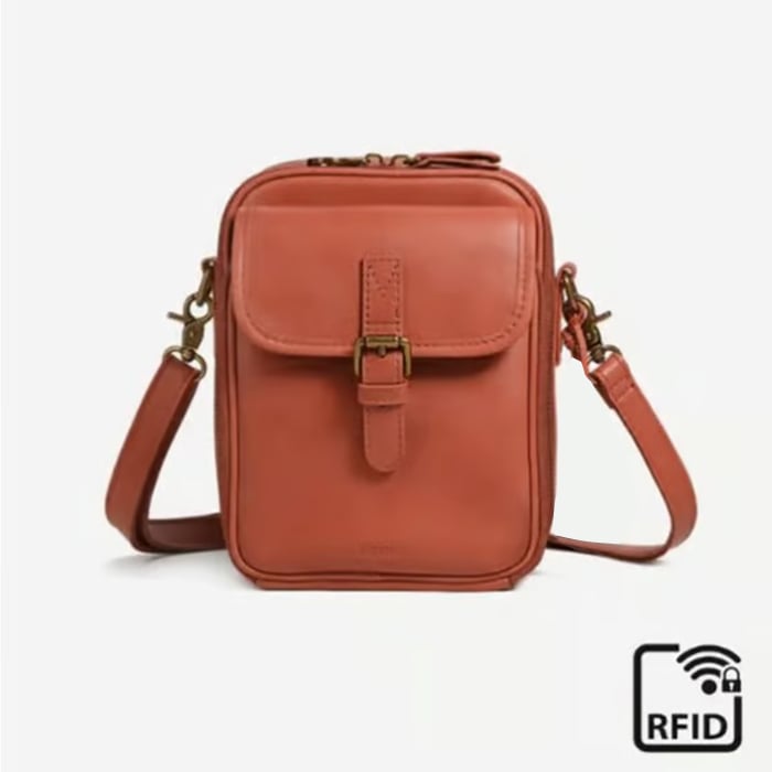 TravelGuard RFID Leather Bag