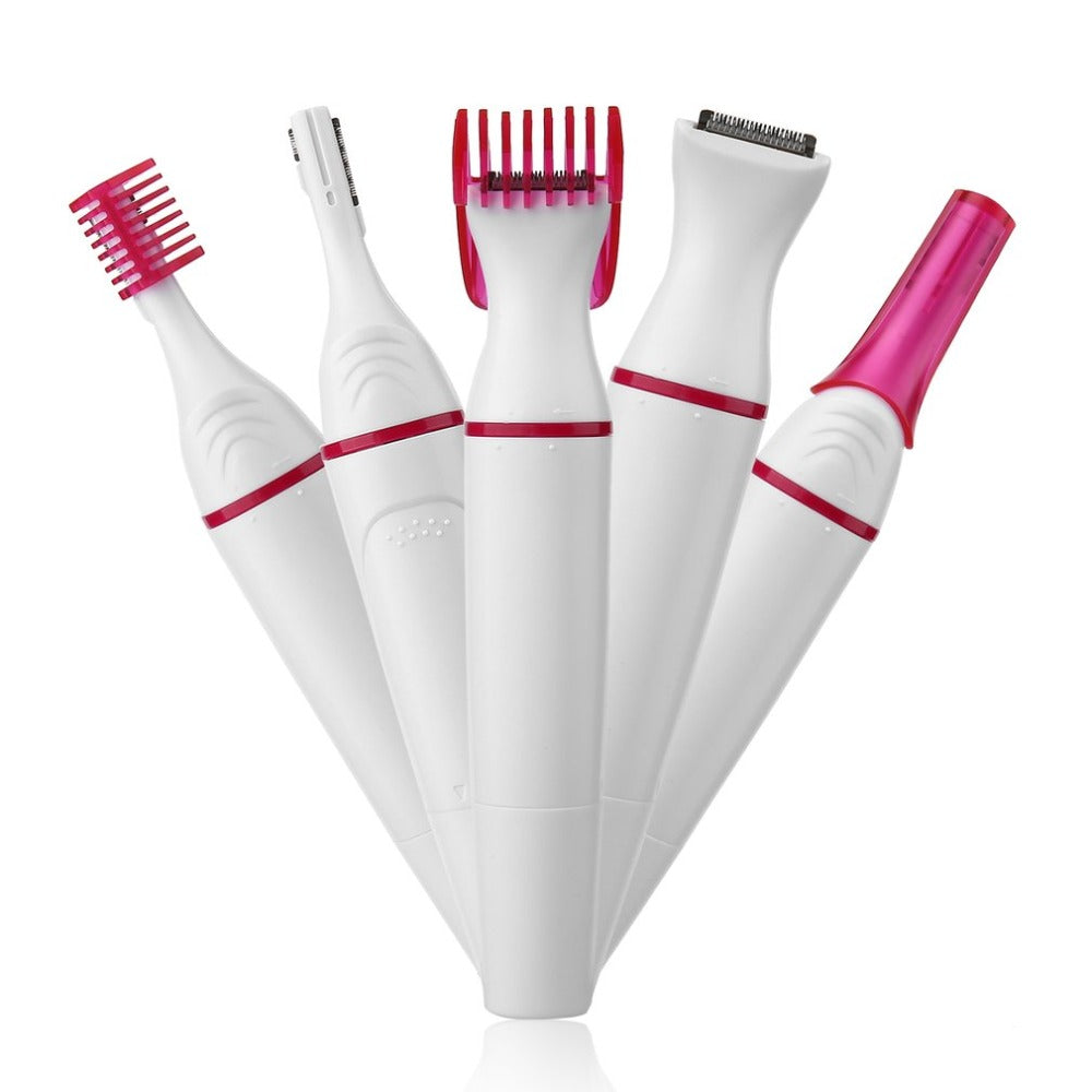 BareGlow 5-in-1 Painless Hair Remover