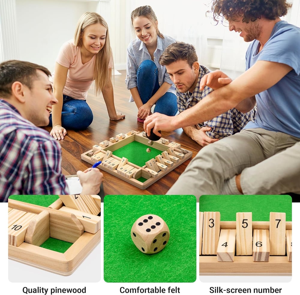 Roll & Shut Board Game