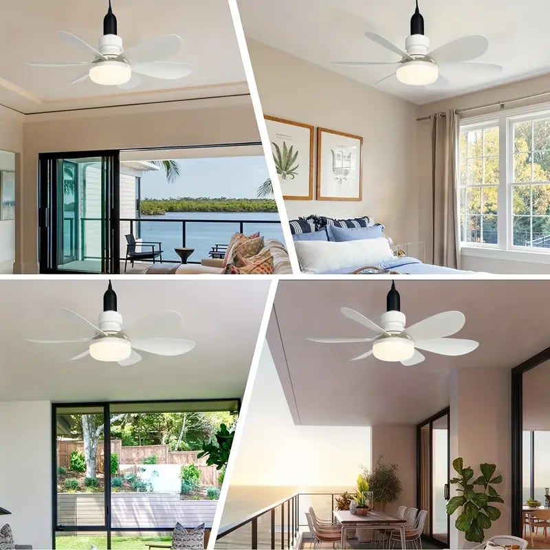 LED Ceiling Fan Light with Remote