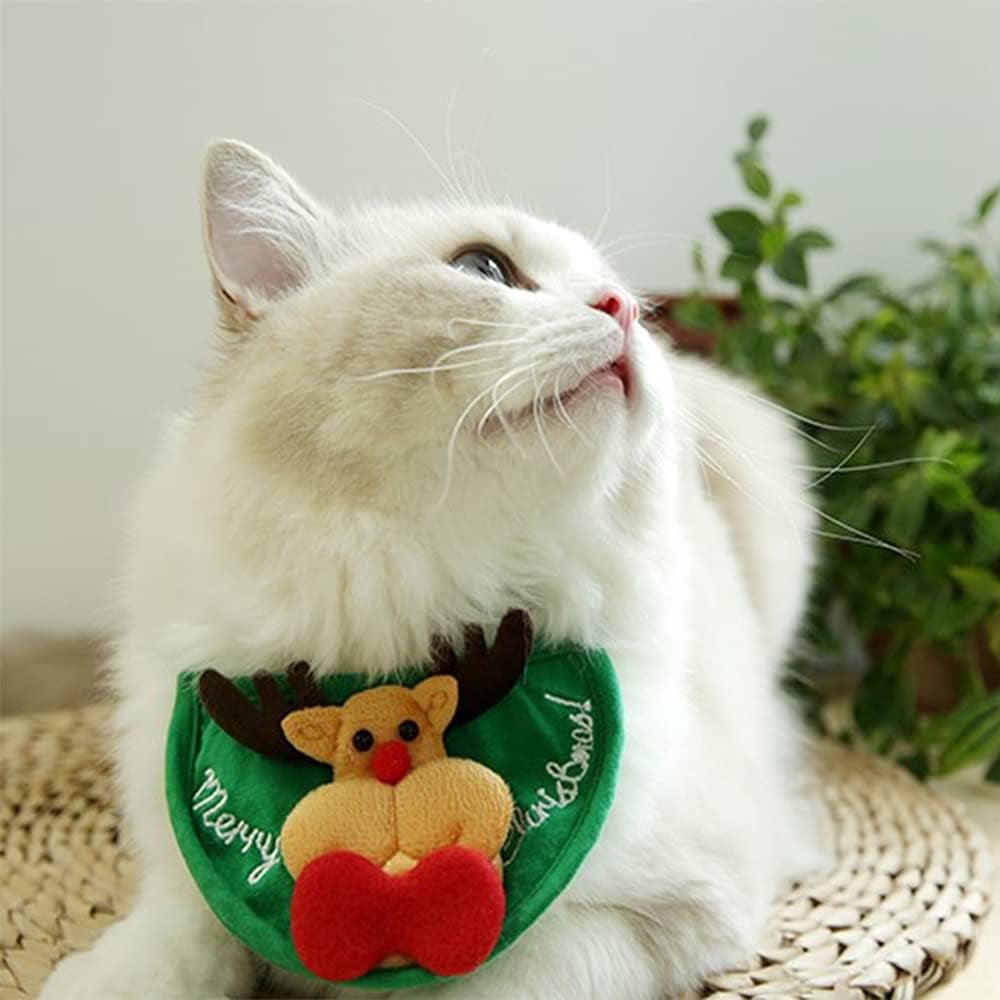 MerryPaws Holiday Hat + Bib Set