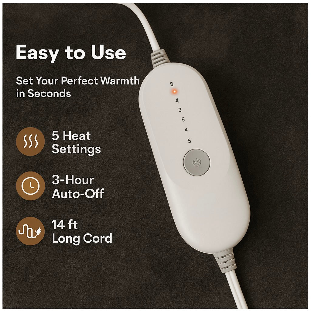 WarmOn Heated Blanket Robe