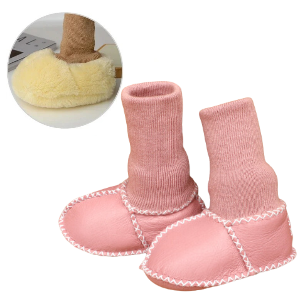 SnowSnug Anti-Slip Baby Booties