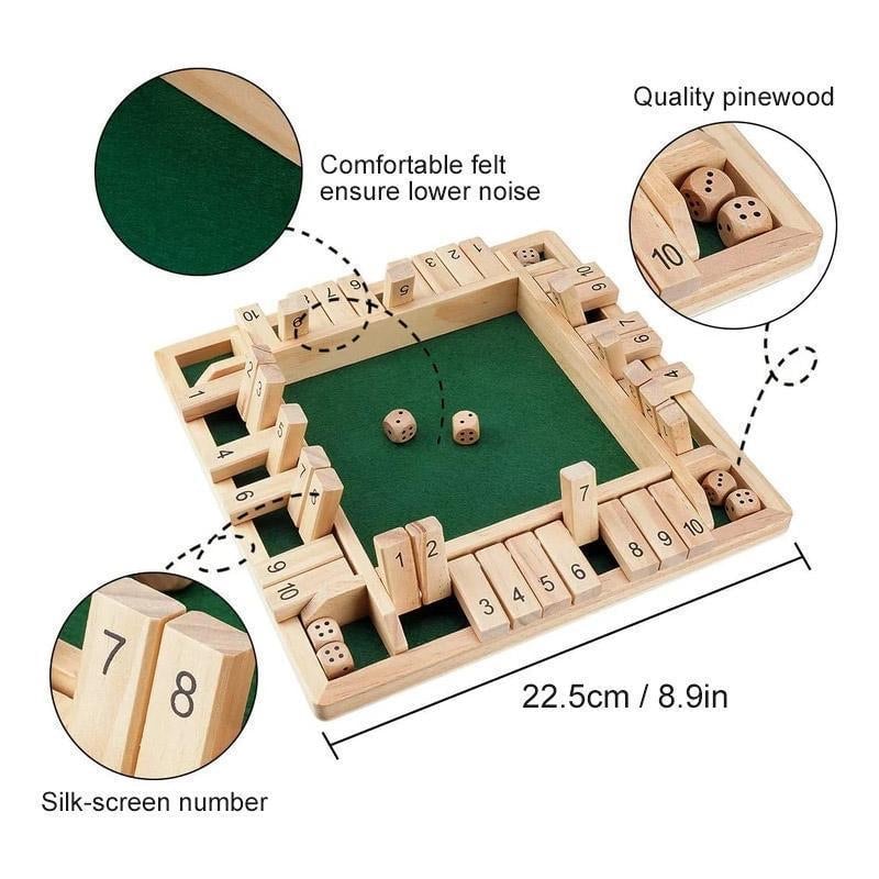 Roll & Shut Board Game