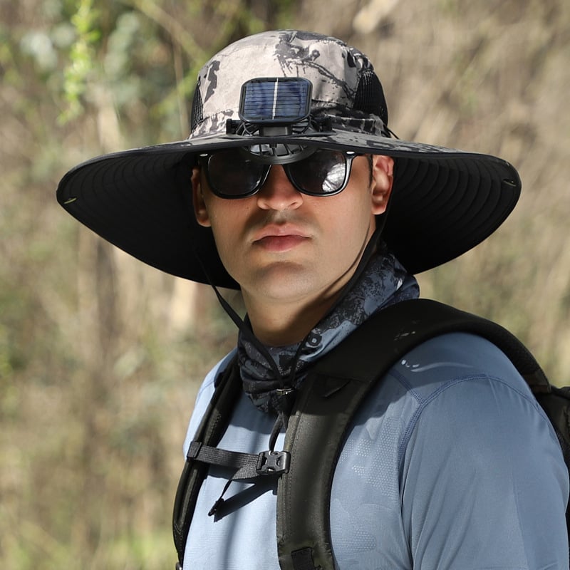 Solar Fan Hat - Unisex Outdoor Fishing