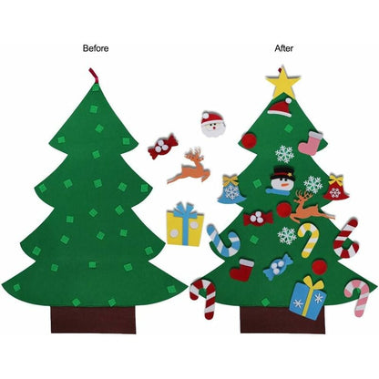 WonderFelt Christmas Tree | Includes 26 Ornaments
