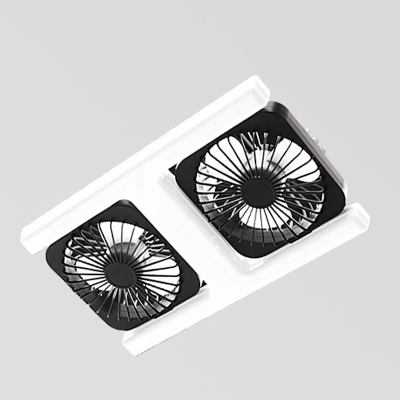 Dual-Head LED Ceiling Fan