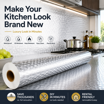 Peel & Stick Waterproof Kitchen Film