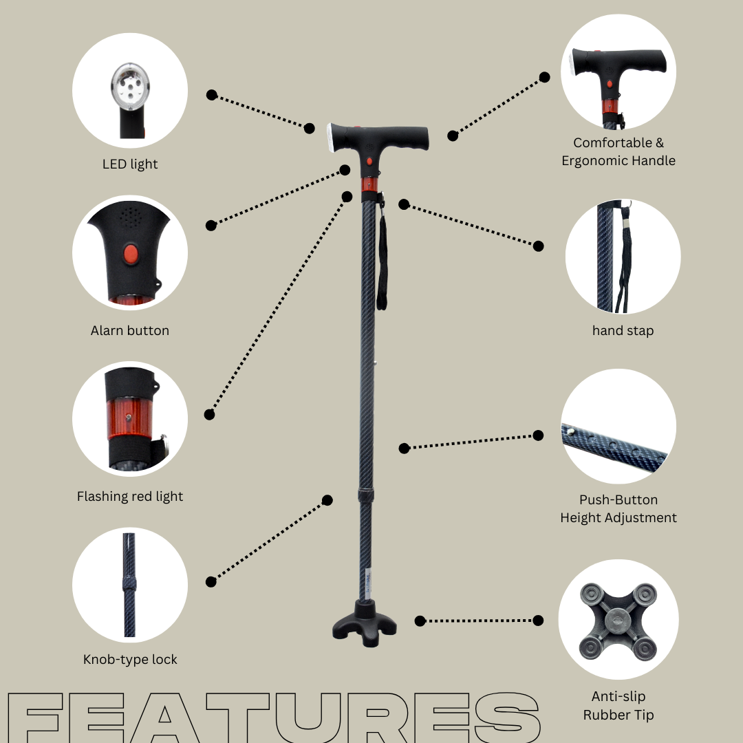 Smart LED Walking Stick
