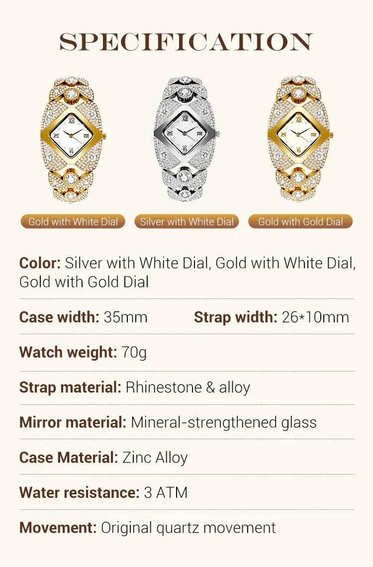 ClassicSpark Quartz Bracelet Watch