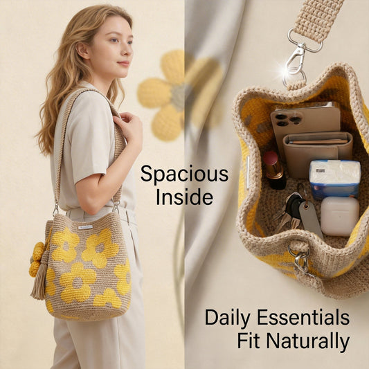 Blossom™ Crochet Tote Bag