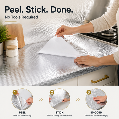 Peel & Stick Waterproof Kitchen Film