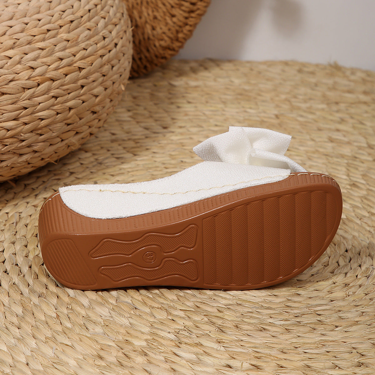 Women's Peep-Toe Wedge Slide Sandals
