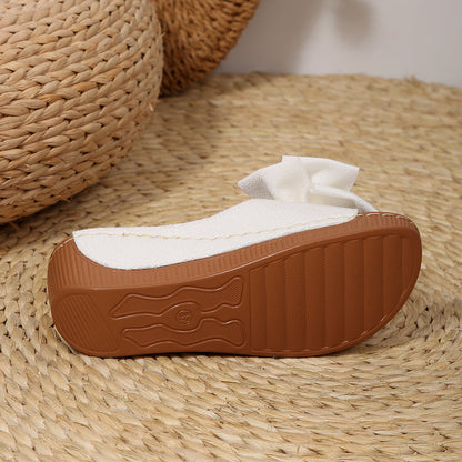 Women's Peep-Toe Wedge Slide Sandals