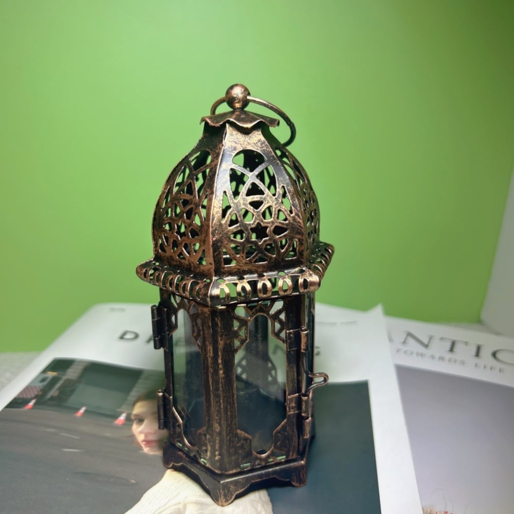 ColorGleam Retro Moroccan Lantern