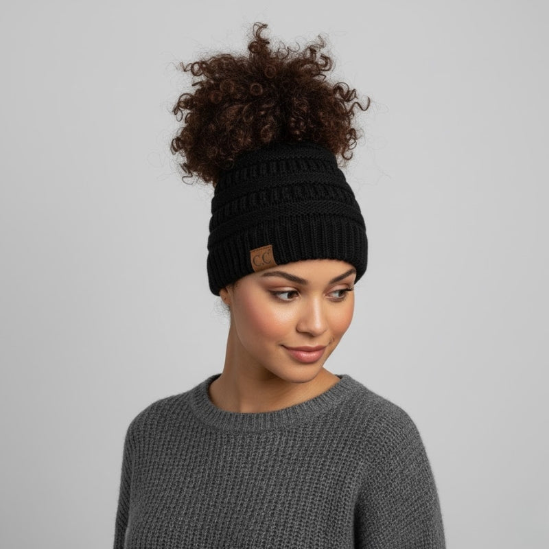 TopSlip Ponytail Beanie