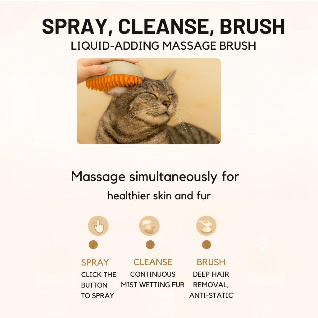 PetGlow Steam Brush