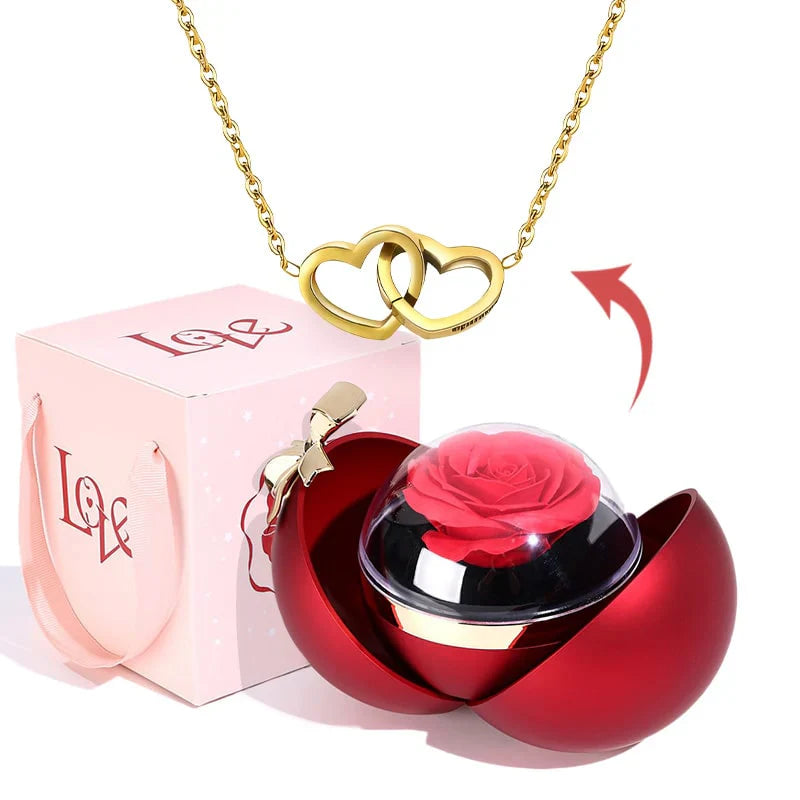 LoveBloom Rose Necklace Gift Set