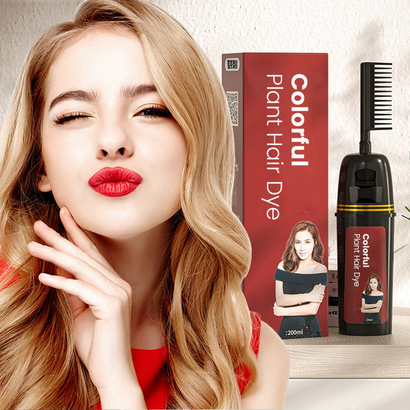 Plant Hair Dye with Comb