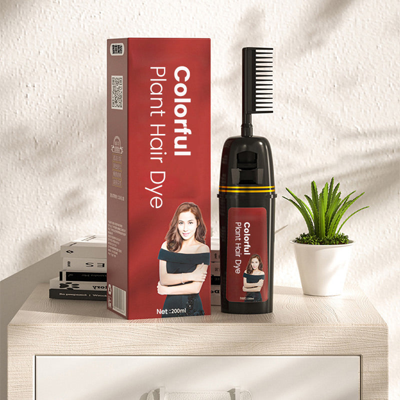 Plant Hair Dye with Comb