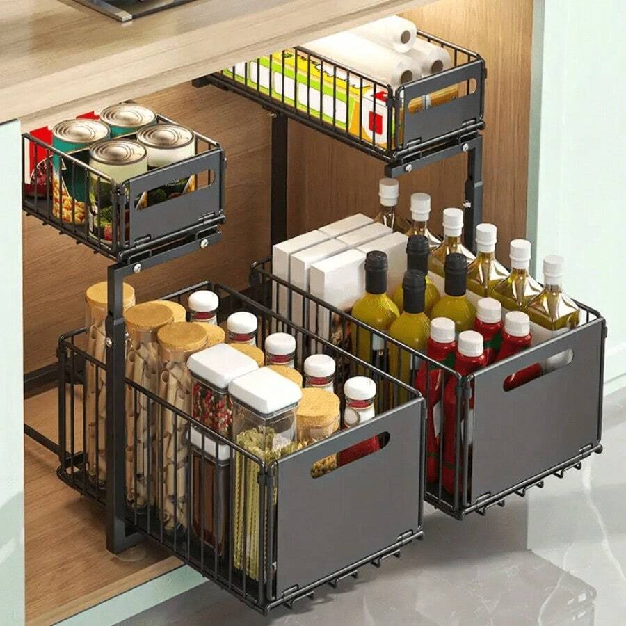 SlideEase 2-Tier Sink Organizer