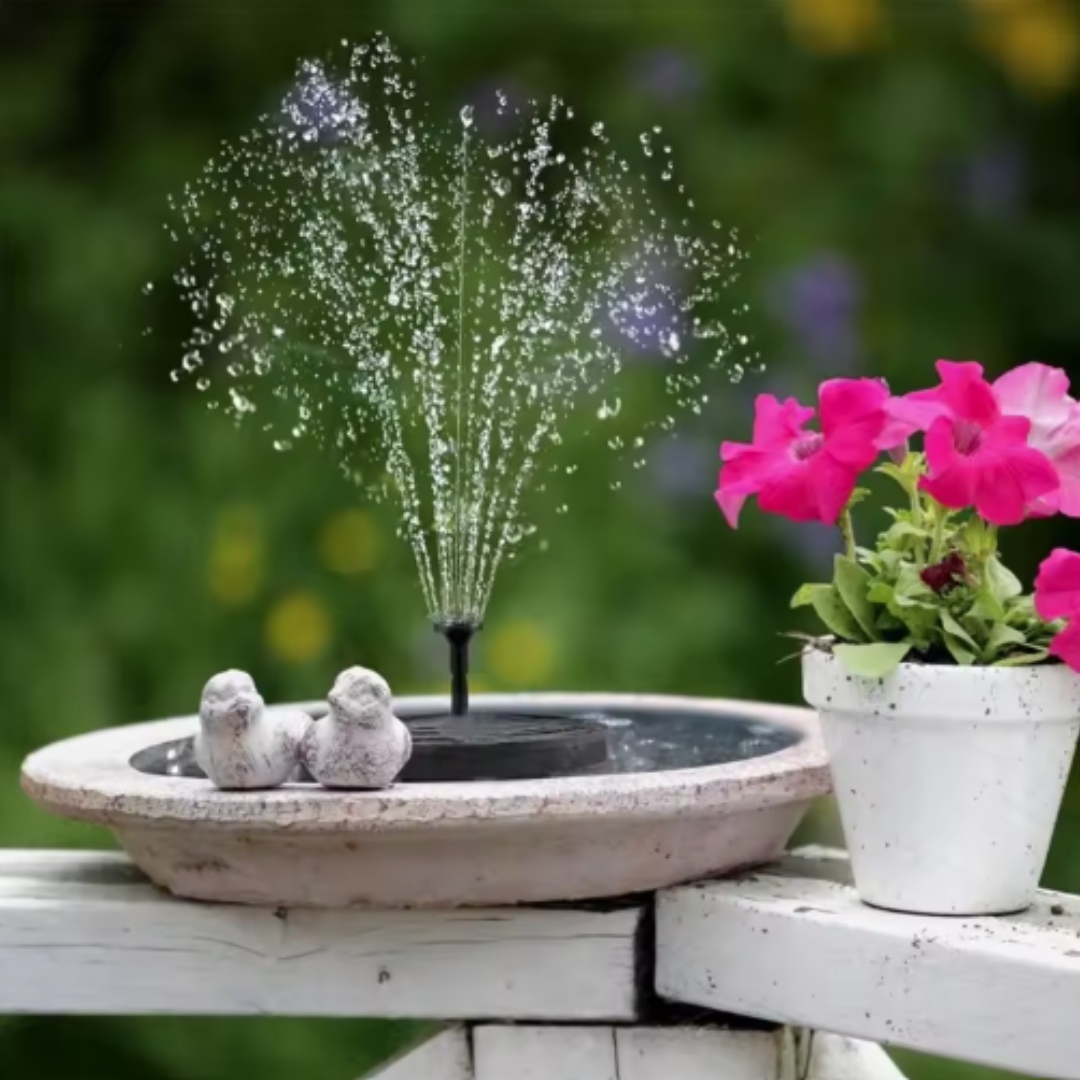 SunFlow Solar Garden Fountain