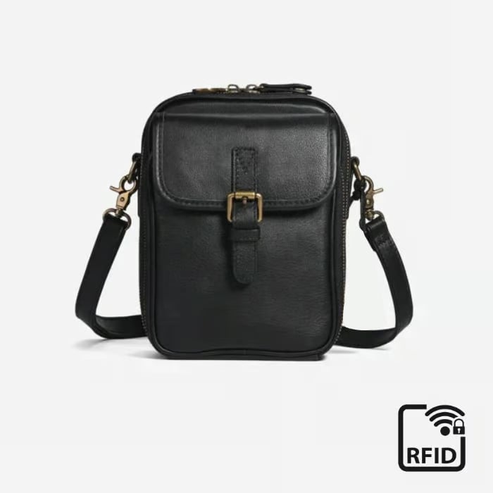 TravelGuard RFID Leather Bag