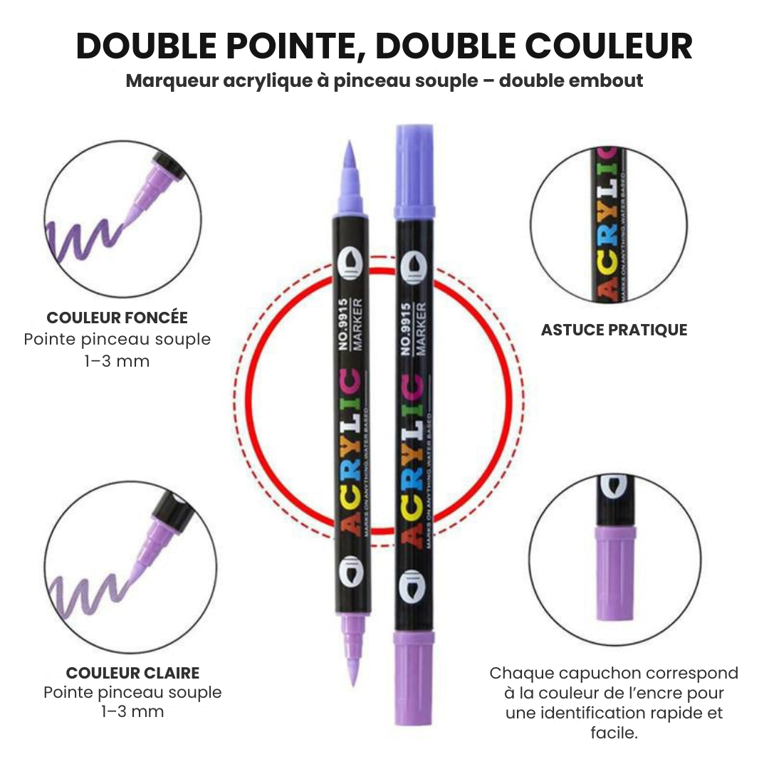 VividFlow Acrylic Markers