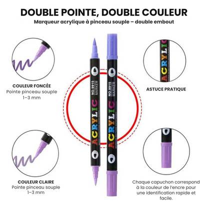 VividFlow Acrylic Markers