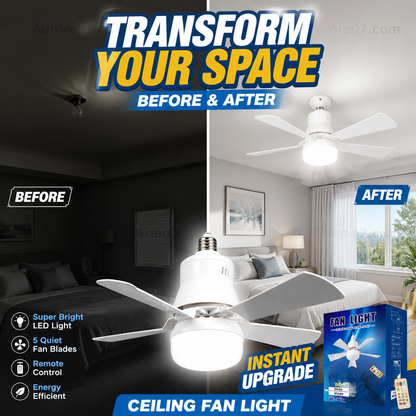 Smart LED Ceiling Fan Light