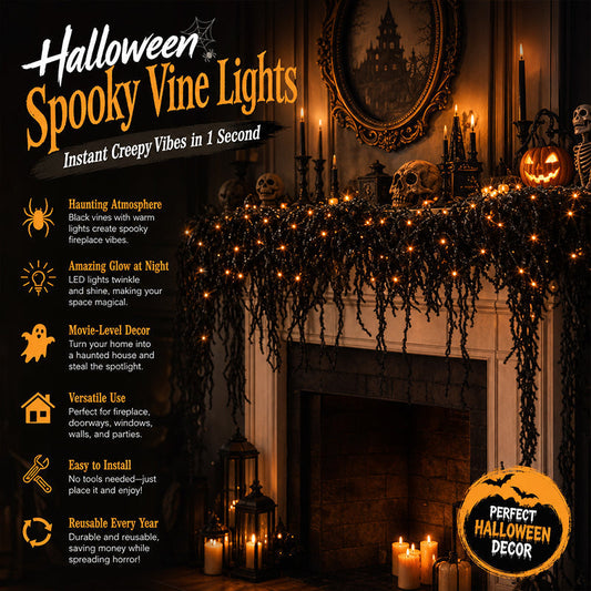 Lighted Creepy Vine Garland