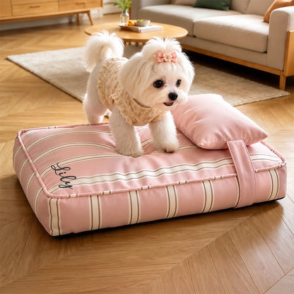 Personalized Pet Bed with Pillow