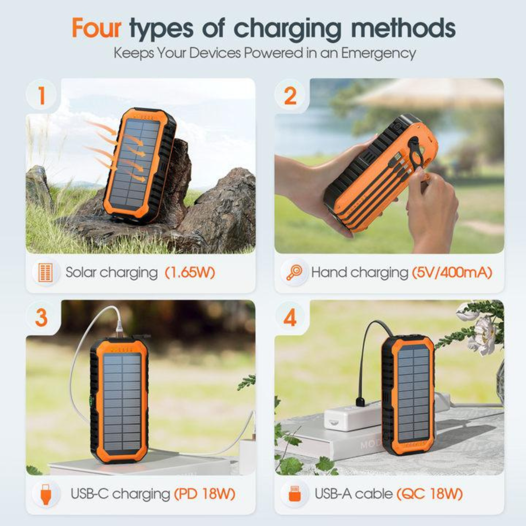 Solar Power Bank 20000mAh