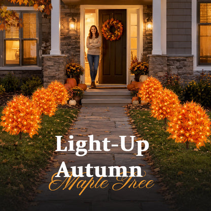 Autumn Maple LED Tree Ornament